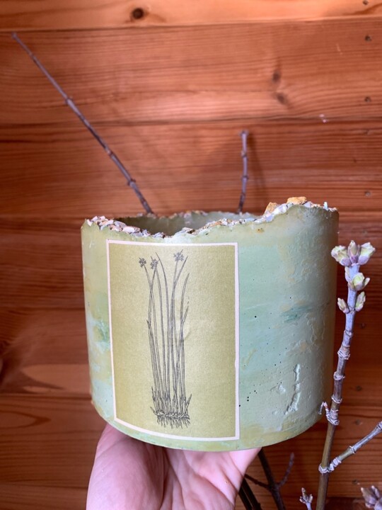 Lake reed Sculpture, 3.9x5.9 in