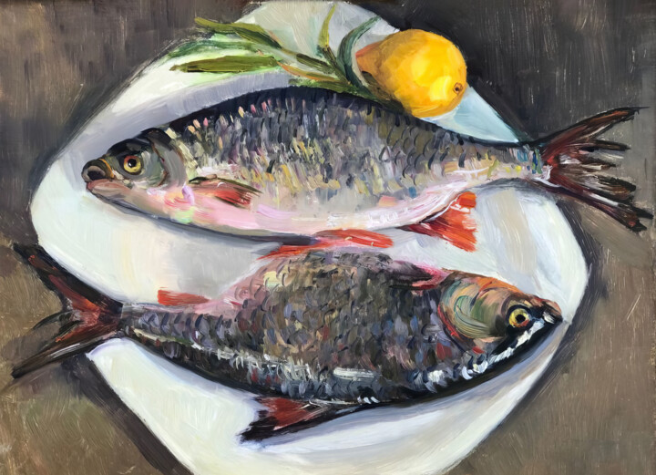 Elegant Simplicity: Nature's Fresh Embrace Картина, 33,1x45,7 in