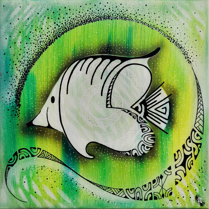 ATOTI - POISSON 绘画, 11.8x11.8 in