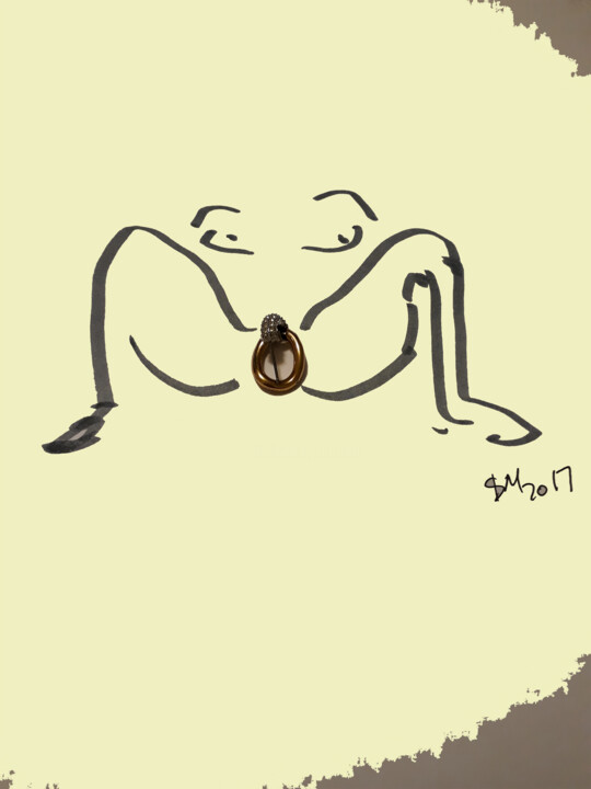 H%?q / Chanel and a woman - {$M} Dijital Sanat, 15x19,7 in