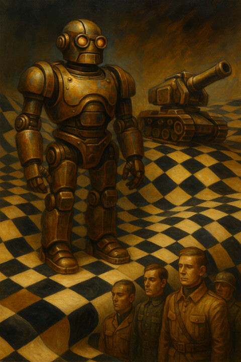 The Final Move: Flesh Beneath the Machine 数字艺术