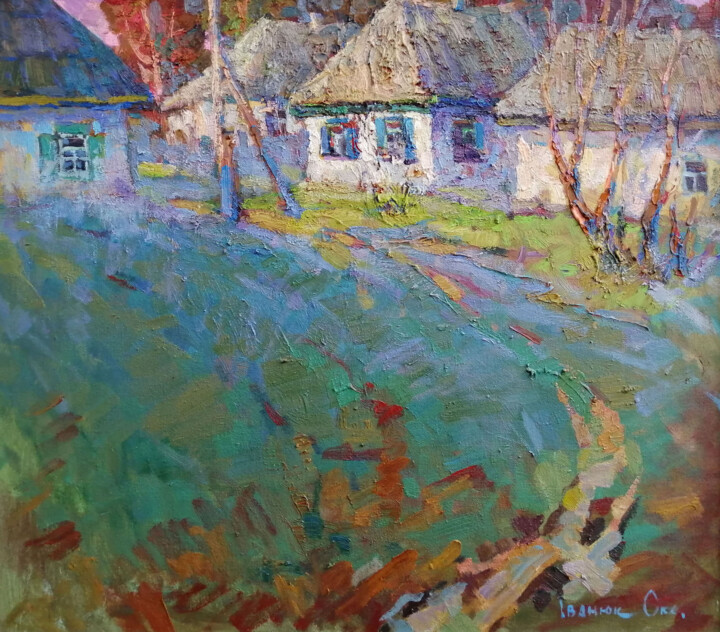 Warm summer day Schilderij, 27,6x31,5 in
