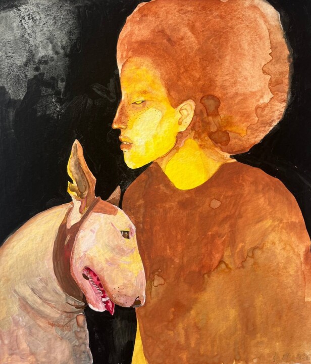 Wordless Loyalty Картина, 13,6x11,8 in