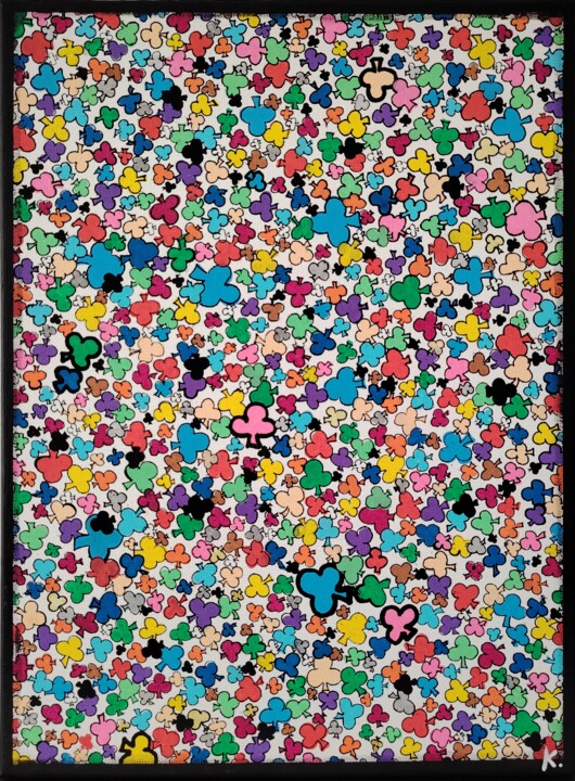 LASSE DE TRÈFLES... ♣️ 绘画, 15.8x11.8 in