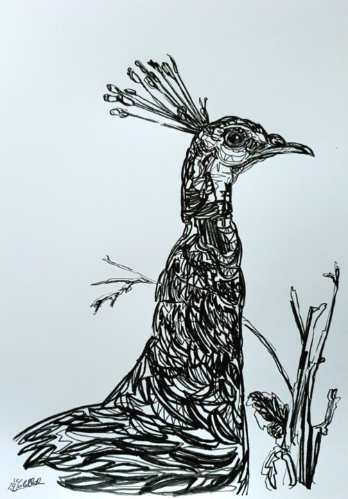 图画,  11.8x8.3 in 