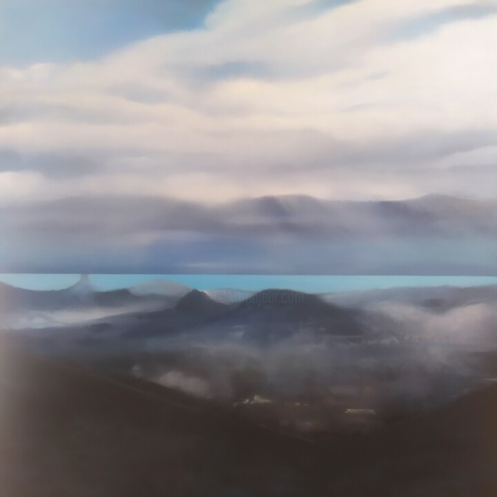 Fate of the clouds Pittura, 39,4x39,4 in