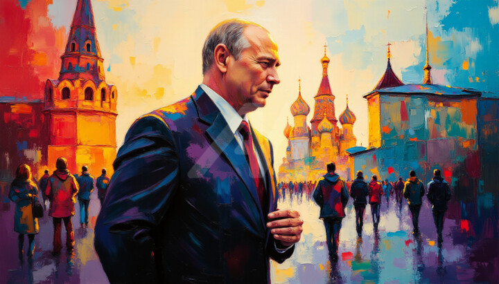 Vladimir Putin: The Mighty caricature 数字艺术