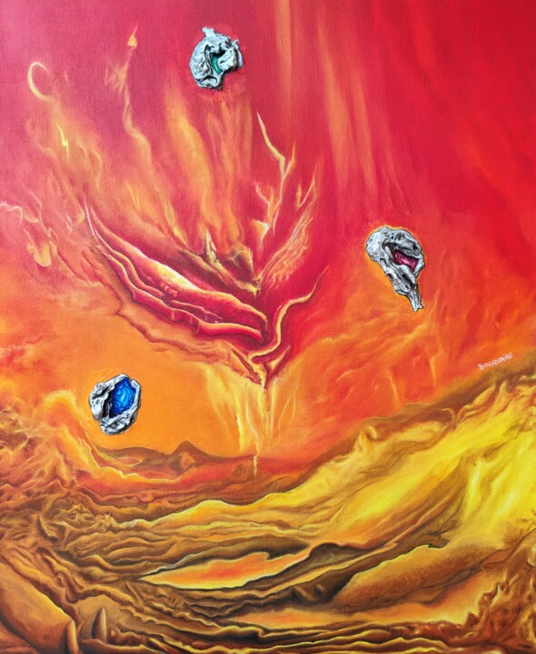 La forge D'Héphaïstos Painting, 24x19.7 in