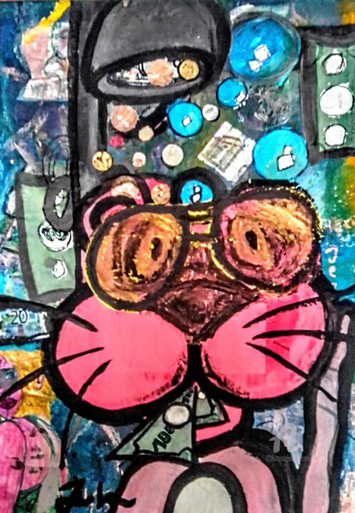 Shower of Luck 绘画, 19.7x27.6 in