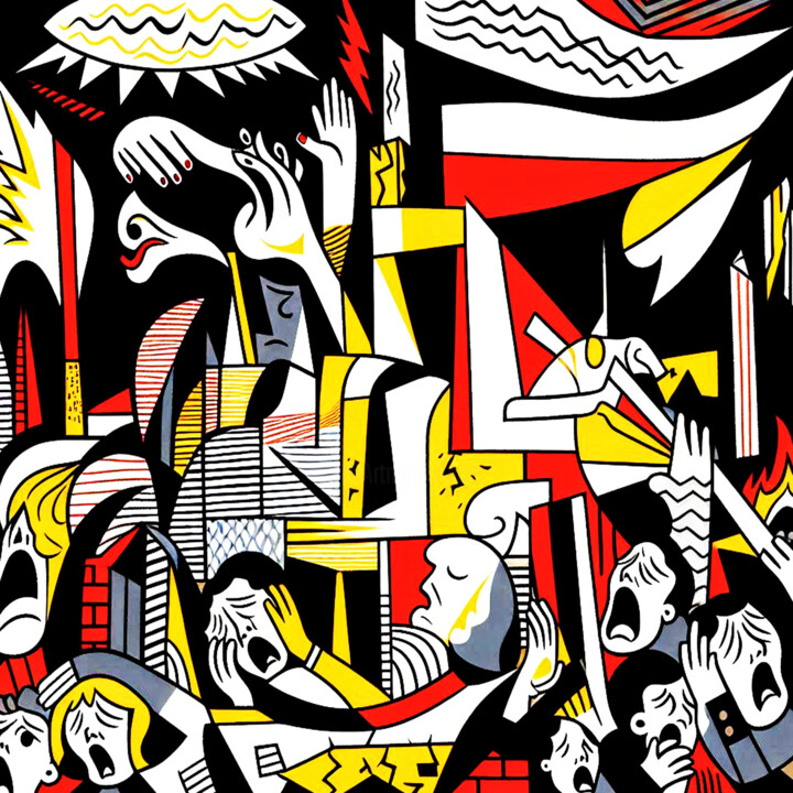 绘画,  55.1x55.1 in 