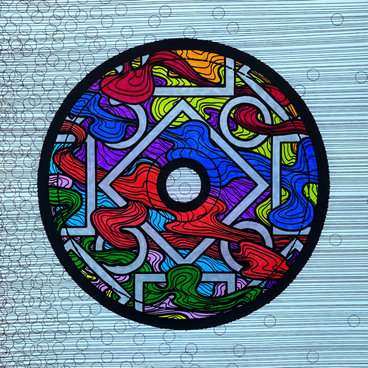 绘画,  15.8x15.8 in 