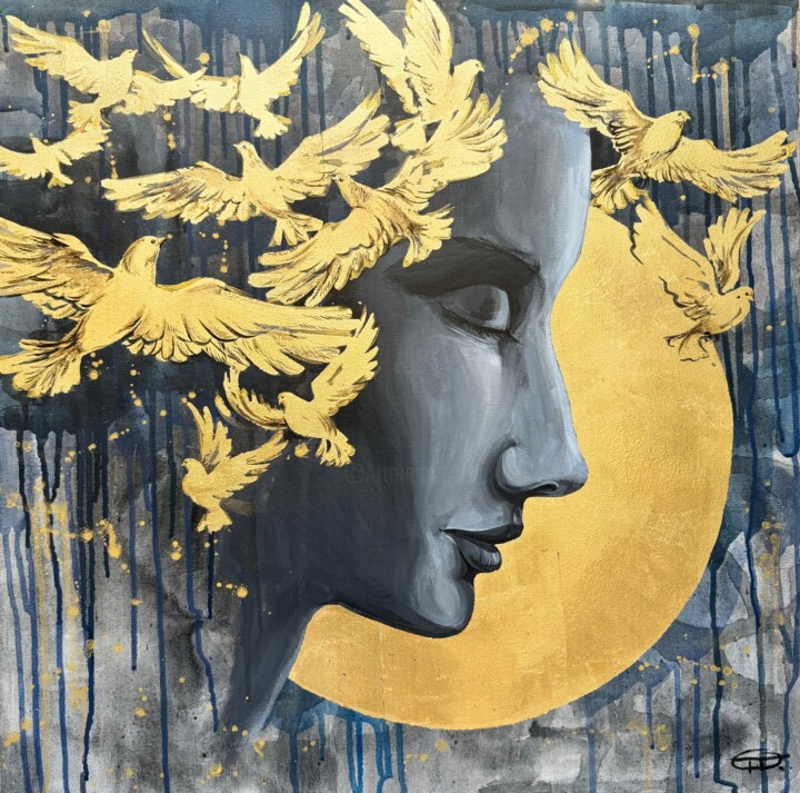 绘画,  24x24 in 