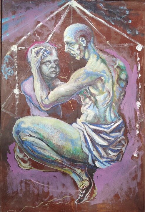 This is the stone Painting, 51.2x35.4 in