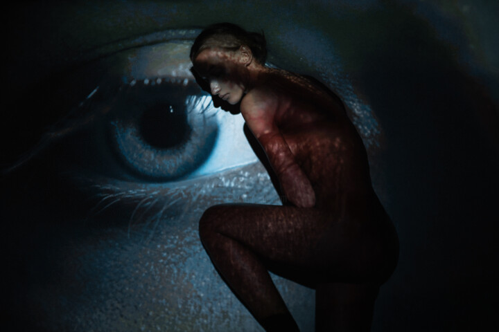 Fotografia intitulada "Eye 3" por Ivan Cheremisin, Obras de arte originais, Fotografia digital