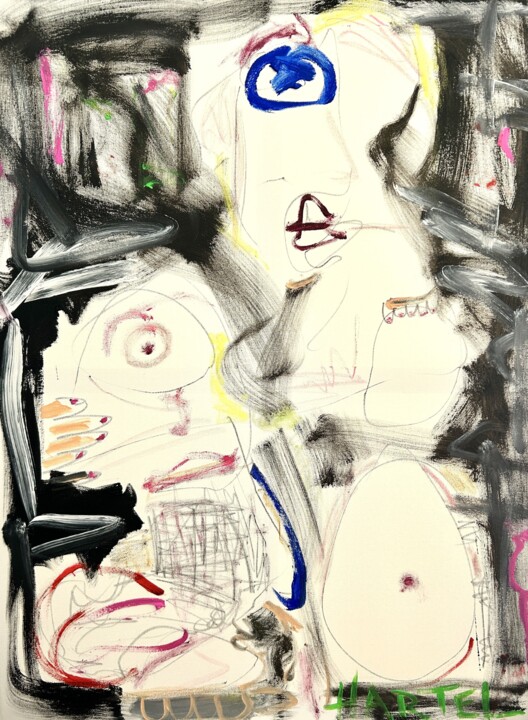 Mother with Baby 绘画, 38x26 in