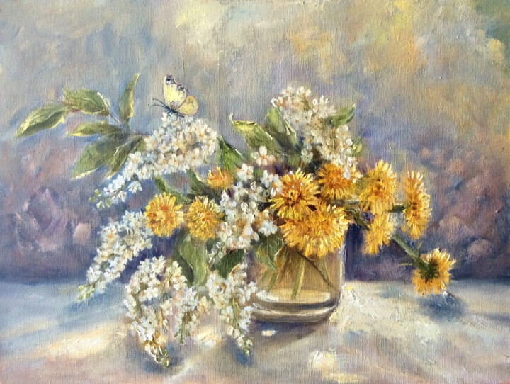 Spring Reverie Painting, 55x73.3 in