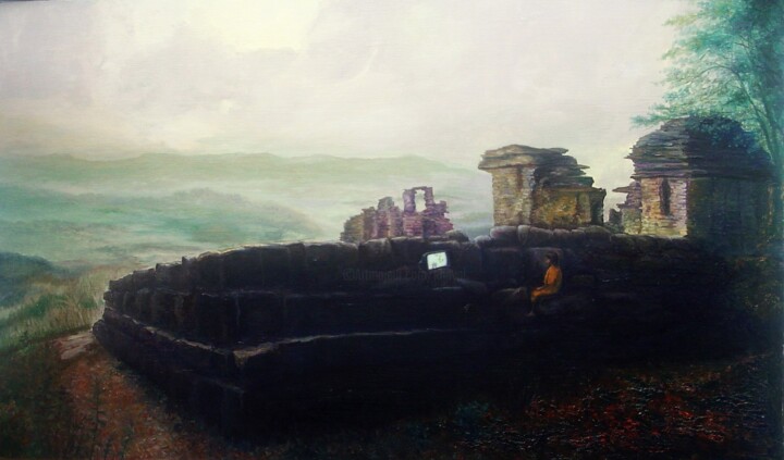 Опровержение Конца Света 绘画, 20.1x34.3 in