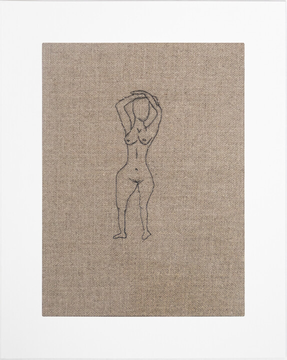 纺织艺术,  11.8x9.5 in 
