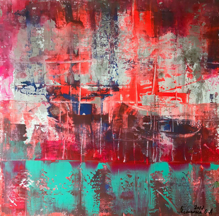 绘画,  31.5x31.5 in 