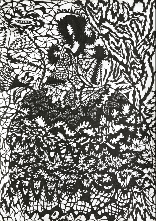 A magical evening 图画, 11.8x7.9 in