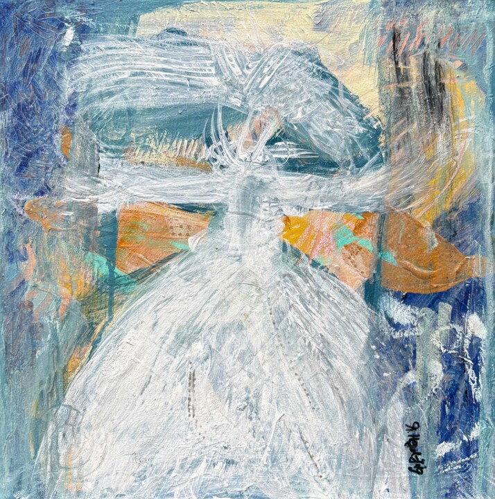 1. Women in White 绘画, 11.8x11.8 in