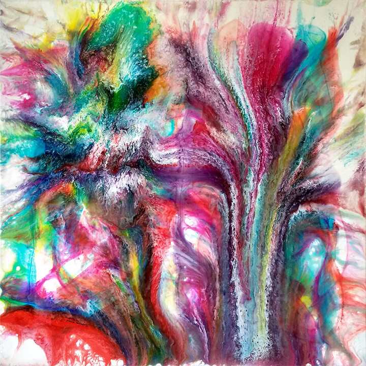 The lady dance? 绘画, 39.4x39.4 in