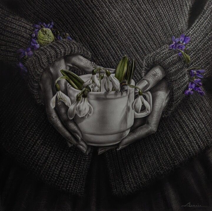 绘画,  19.7x19.7 in 