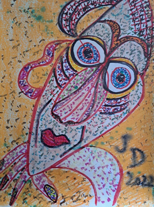Le Pointilleux ou La Pointilleuse 绘画, 11.4x8.3 in