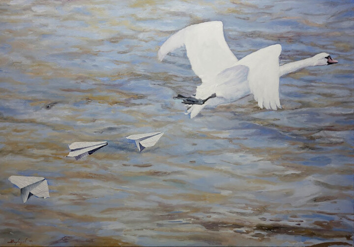 绘画,  43.3x61 in 