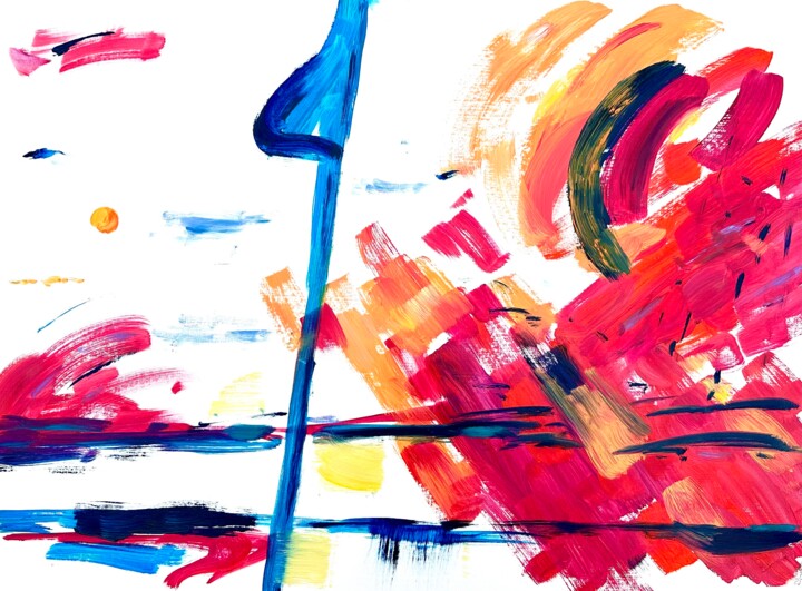 Momente VIII 绘画, 22.1x29.9 in
