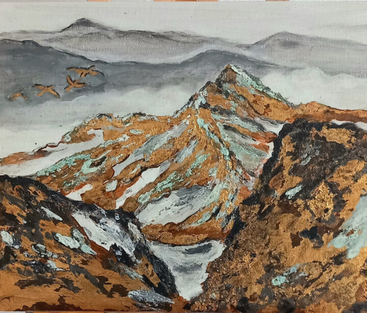 绘画,  9.5x11.8 in 