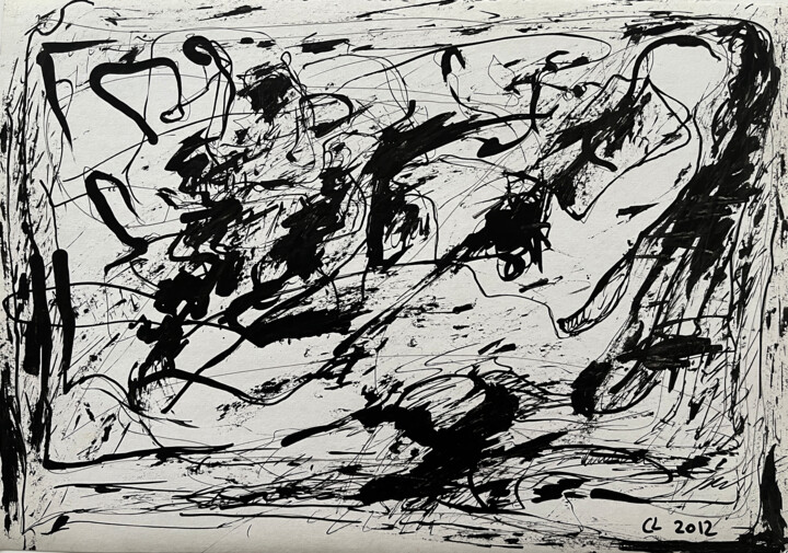 1R%$ / Abstract Artwork - {$M} Disegno, 11,4x16,5 in