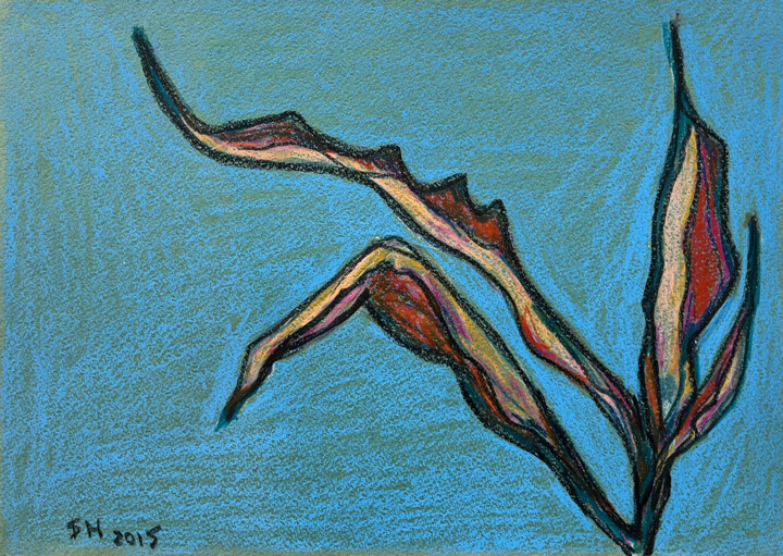 Tekening getiteld "1u54 / Herbal Drawi…" door Leni Smoragdova, Origineel Kunstwerk, Pastel