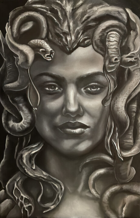 Ensnared 绘画, 29.5x18.9 in