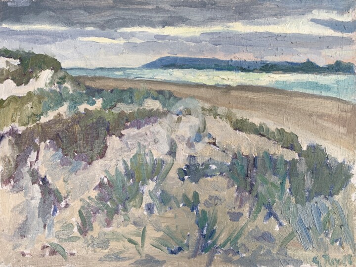 Painting titled "Afternoon Light on…" by Georgina Rey, Original Artwork, Oil