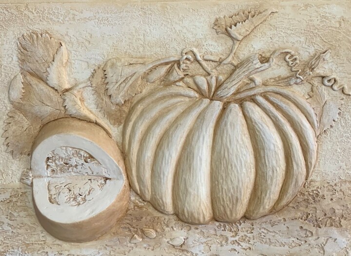 PUMPKIN 雕塑, 19.7x27.6 in