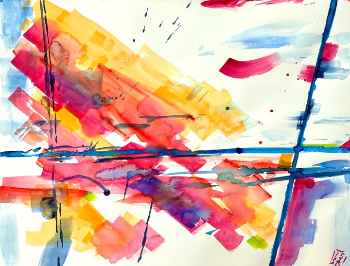 Momente XI 绘画, 22.4x29.5 in