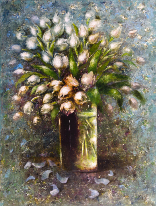 White cloud 绘画, 31.5x23.6 in