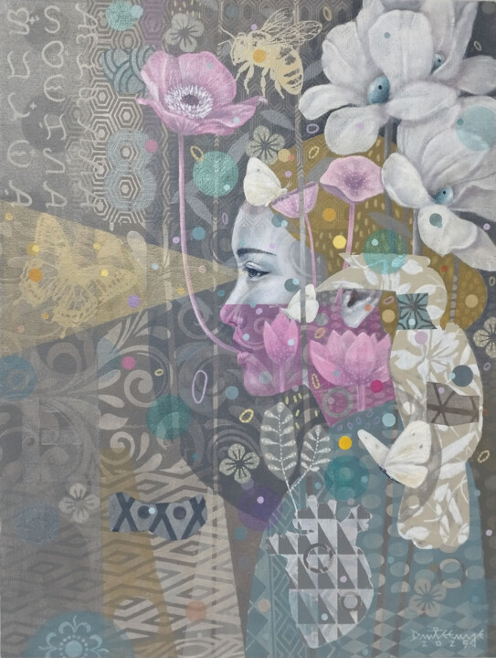 Oubaitori 1 绘画, 24x18.1 in