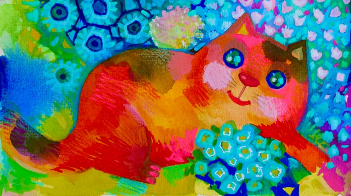 绘画,  4.3x7.9 in 