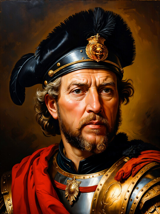 Recreating Rembrandt - The Roman General 数字艺术