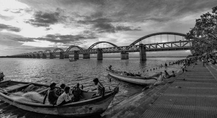 Photography titled "Godavari Series -21" by Goutam Chakraborty, Original Artwork, Digital Photography