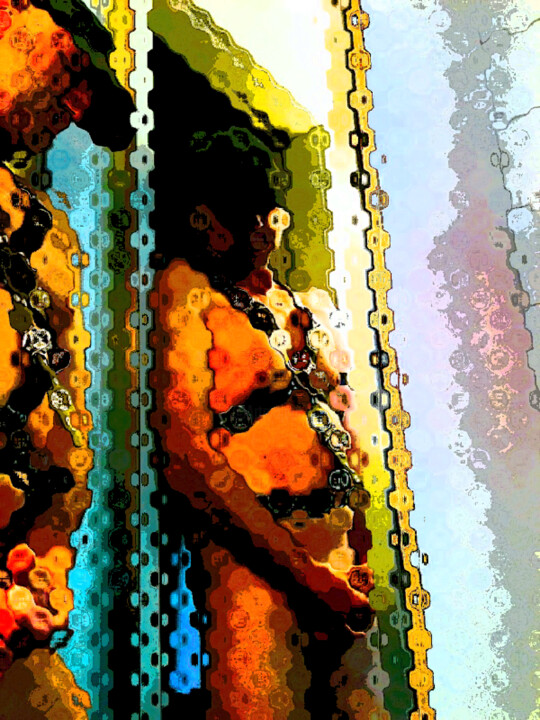 Fotografie getiteld "Ligatura Desiderii" door Friedrich Ursprung, Origineel Kunstwerk, Digitale fotografie