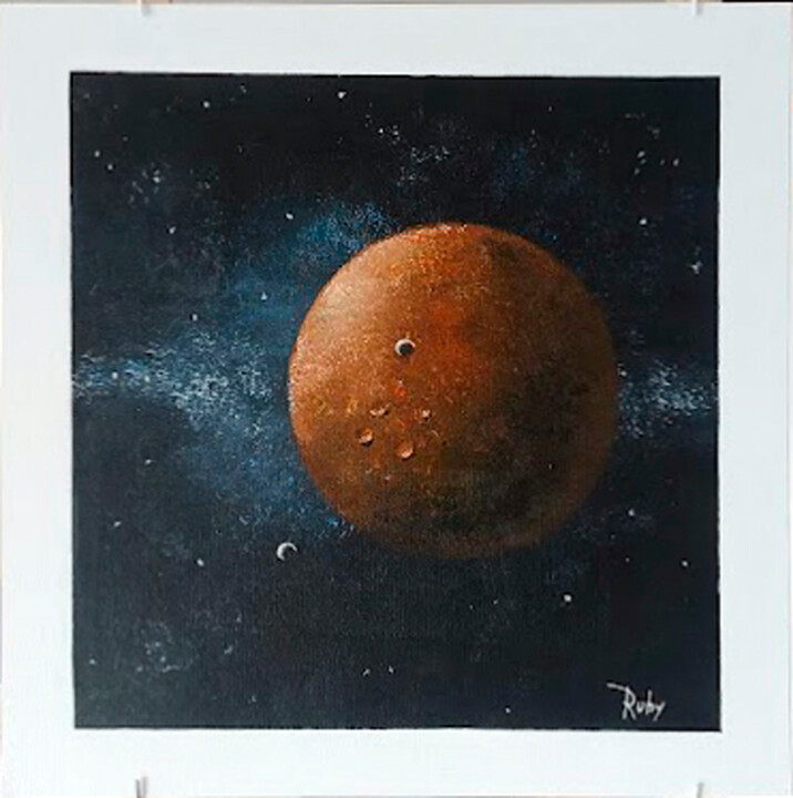 planète 2 Tablo, 16,5x16,5 in