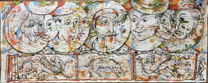 Σχέδιο με τίτλο "In Translation" από Marina Kalinovsky, Αυθεντικά έργα τέχνης, Ακουαρέλα