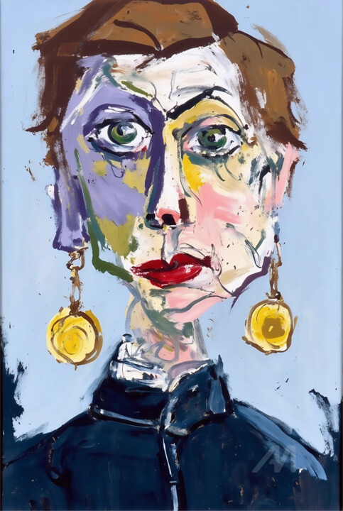 02-Abstract fusion portraits 数字艺术