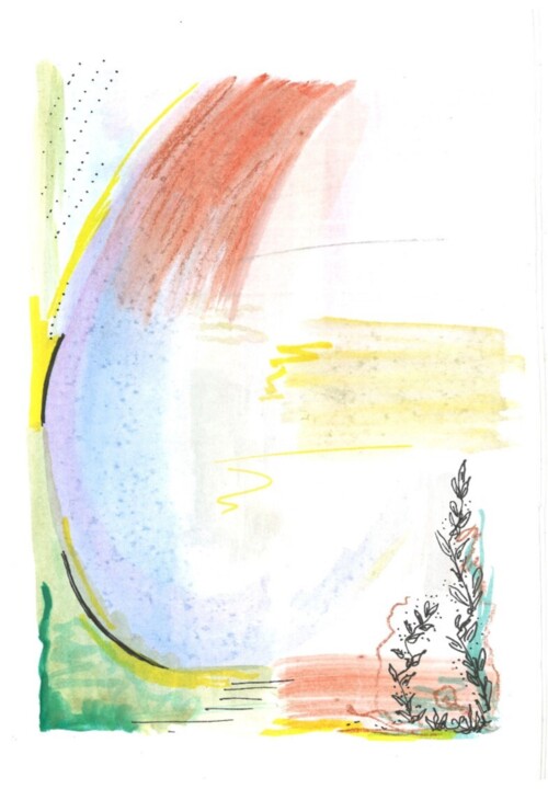 Painting titled "4" by Rabab.Studies, Original Artwork, Acrylic