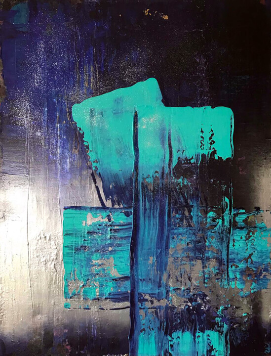 Equilibrium 绘画, 35.4x27.6 in