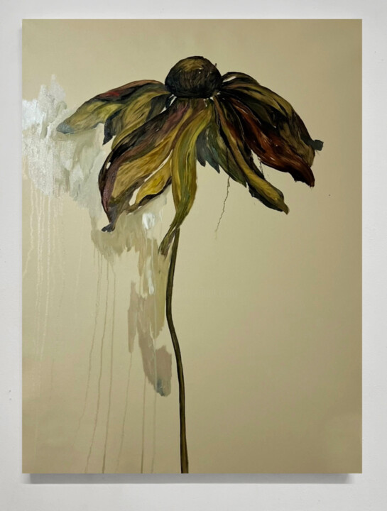 Expressive flower 1 Ζωγραφική, 57,1x39,4 in