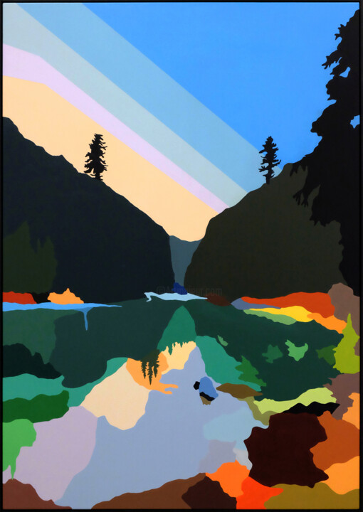 绘画 标题为“Beautiful Sunset 10…” 由Marion Sagon, 原创艺术品, 丙烯